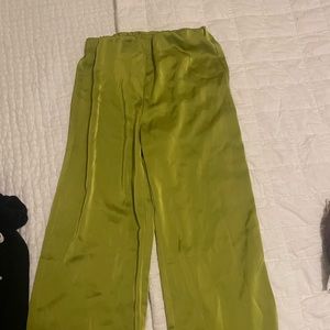 H&M satin pants